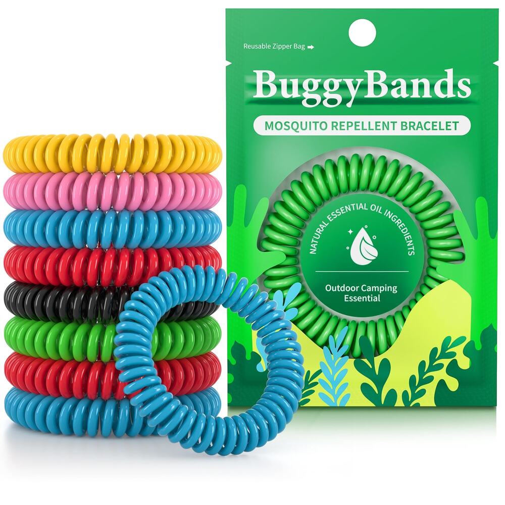 New BuggyBands 48 Pack Mosquito Repellent Bracelets